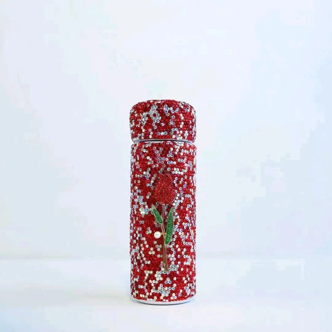 Wholesale 304 food grade stainless steel starry sky convenient pocket thermos cup
